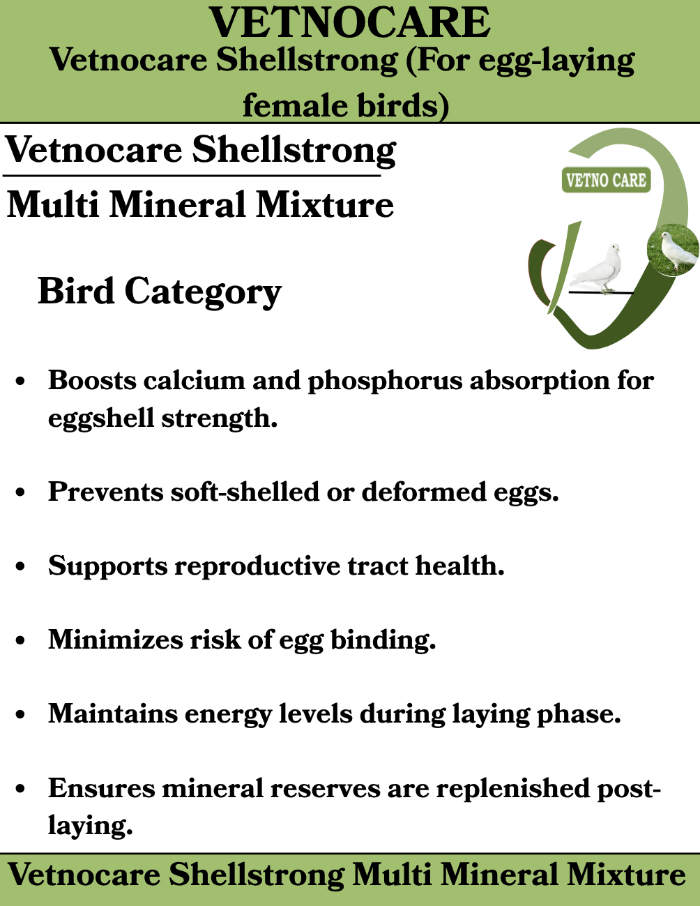 Vetnocare Shellstrong