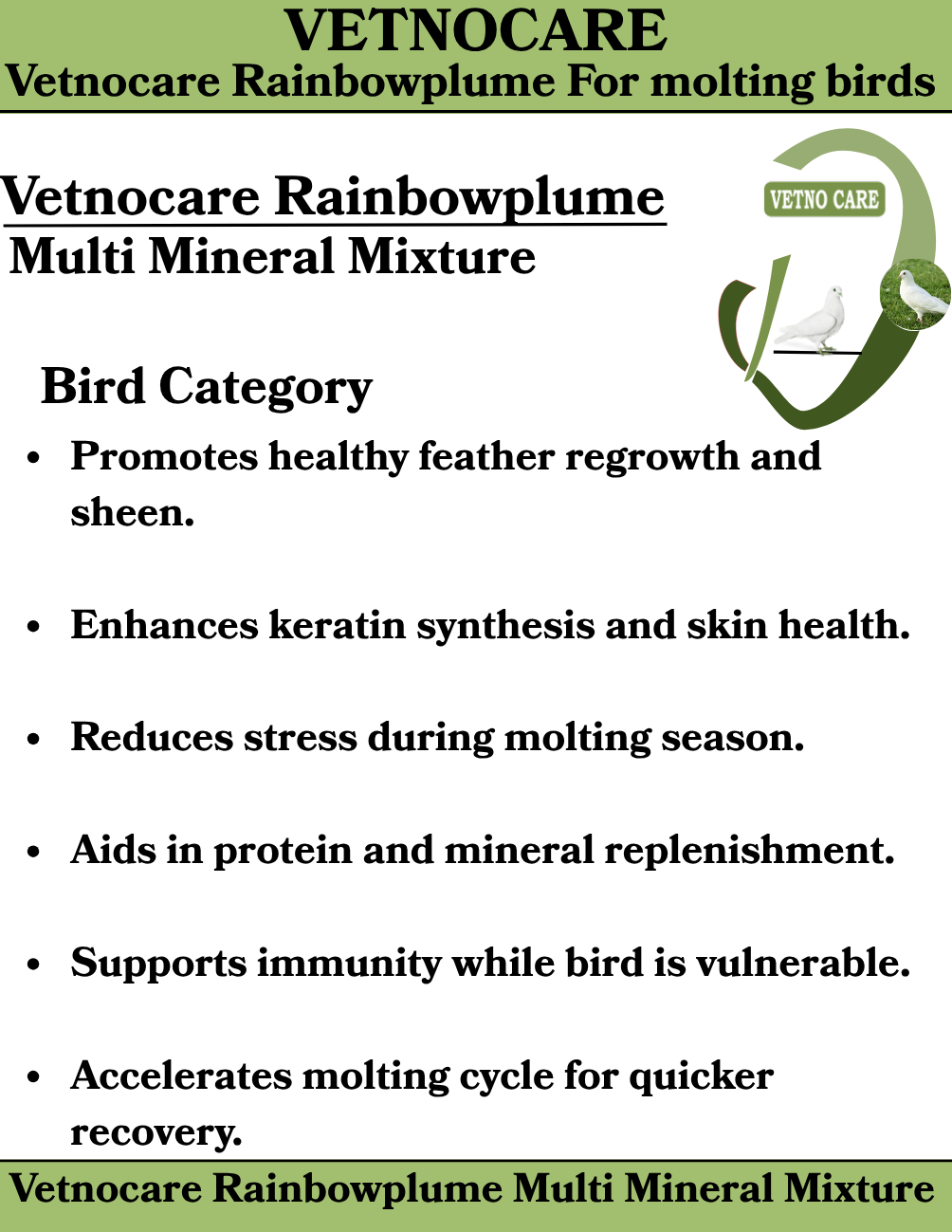 Vetnocare Rainbowplume