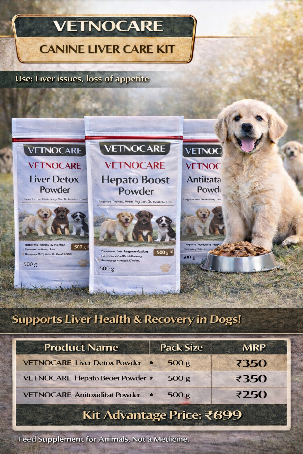 Vetnocare Canine Liver Care Kit