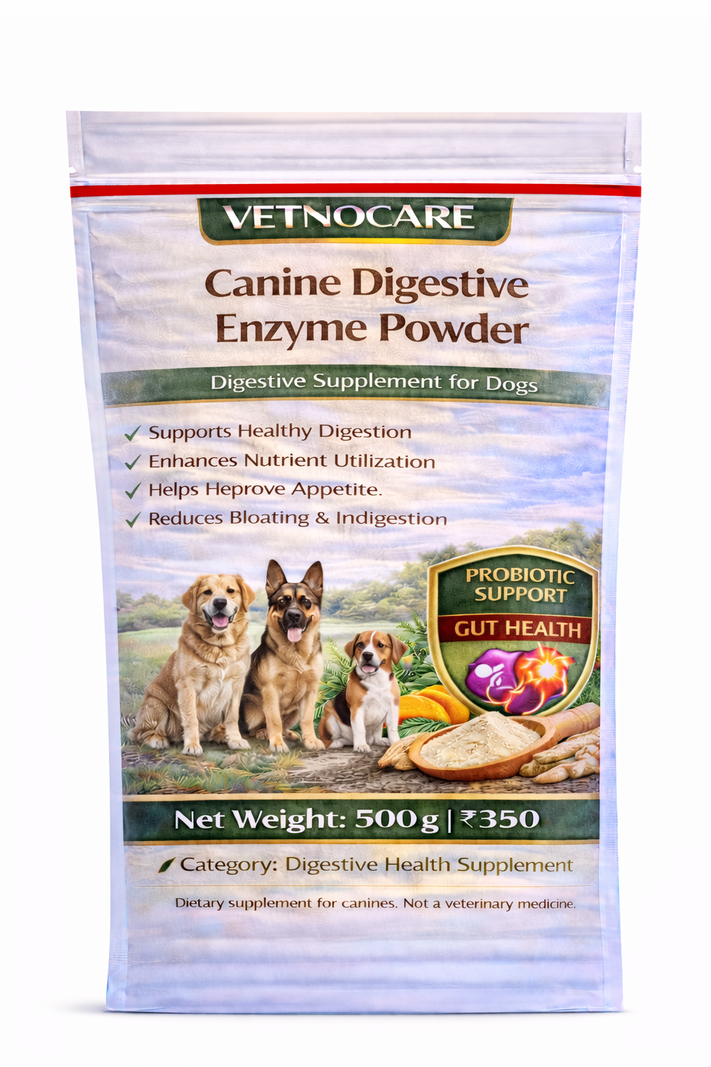 Vetno Canine Digestive Enzyme Powder