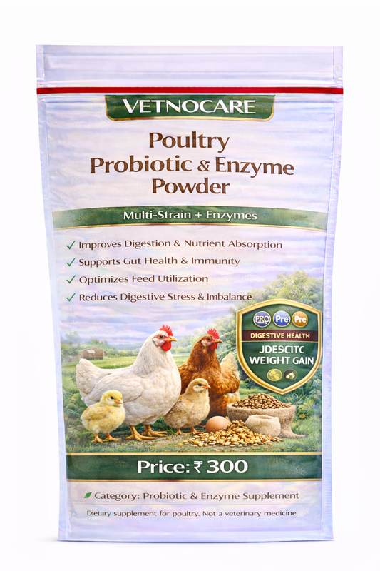 Vetno Poultry Probiotic & Enzyme Powder