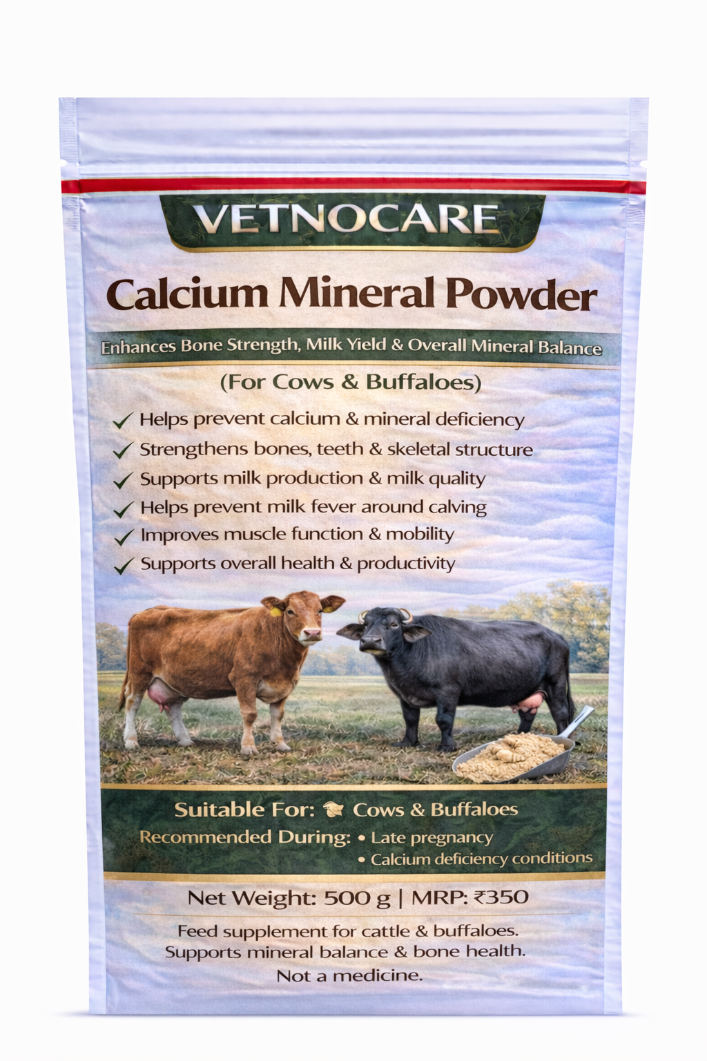 Vetno Calcium Mineral Powder