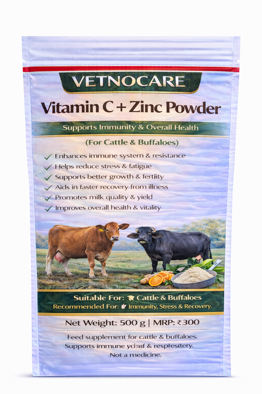 Vetno Vitamin C + Zinc Powder