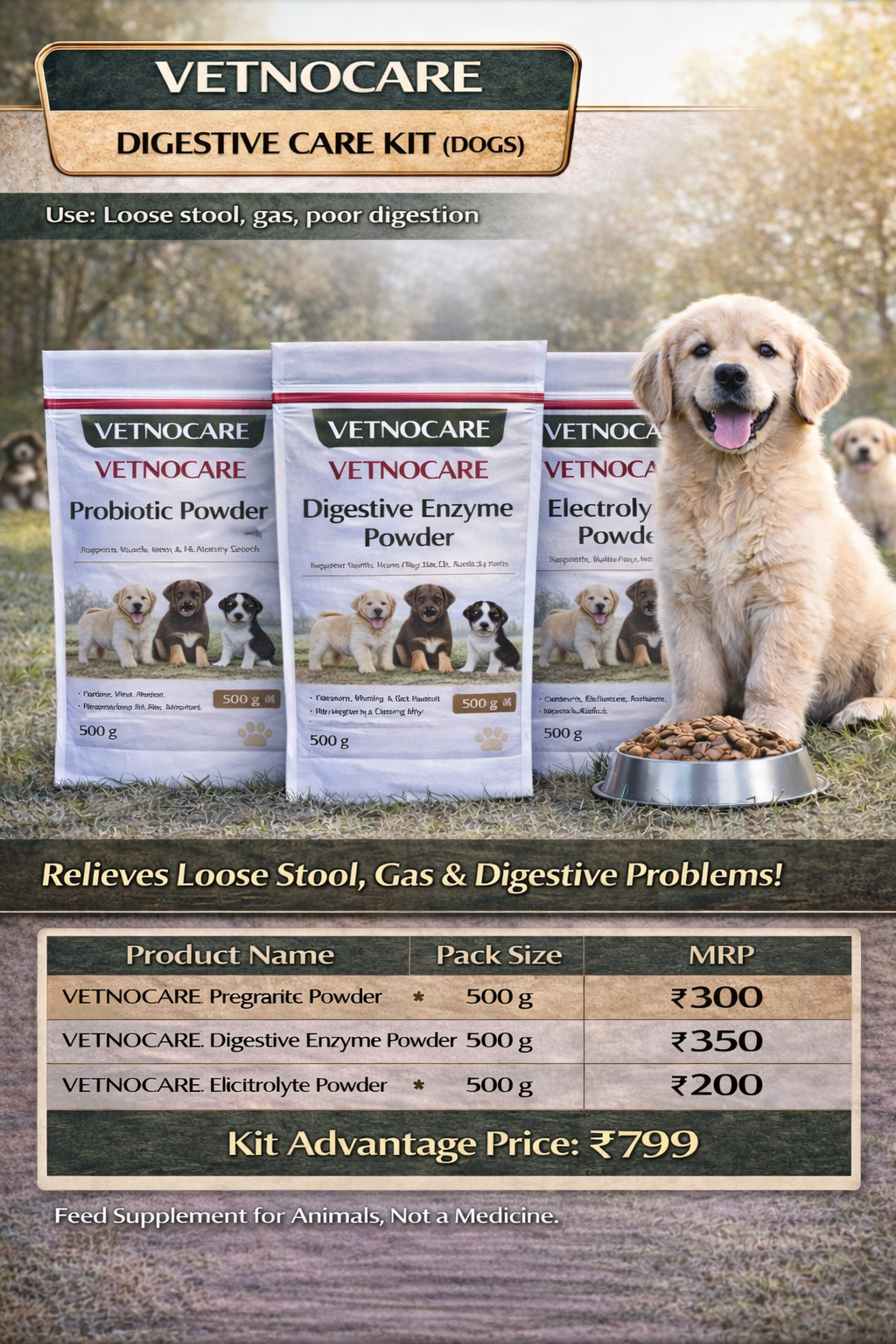 Vetnocare Canine Digestive Care Kit