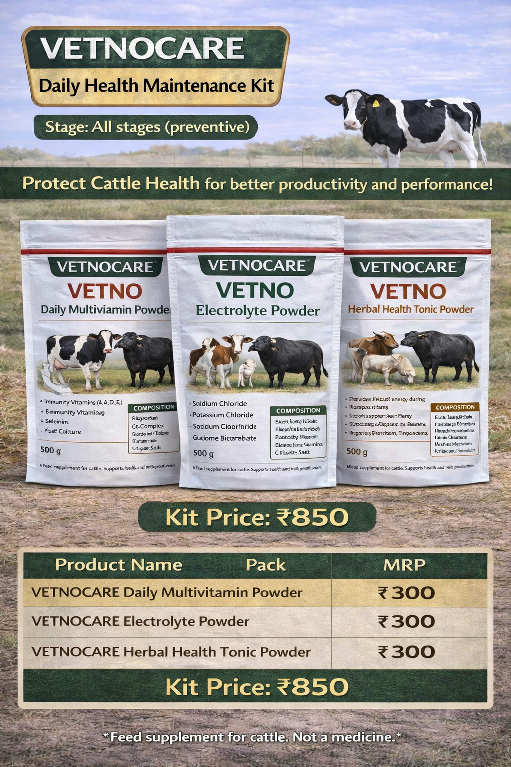 Vetnocare Daily Health Maintenance Kit