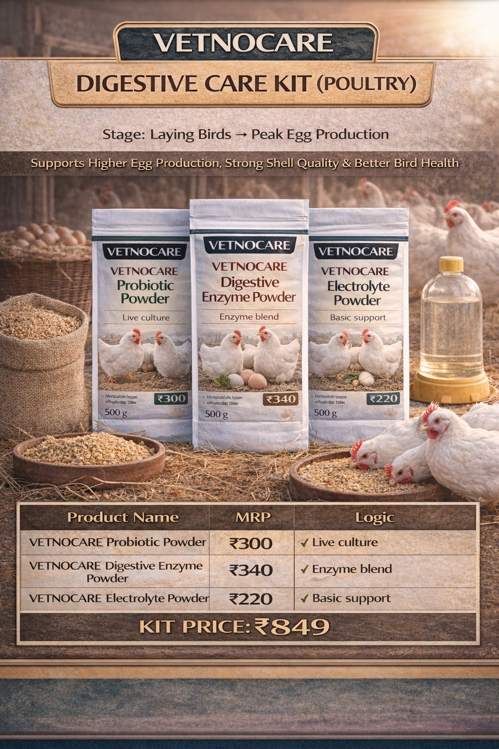 Vetnocare Digestive Care Kit