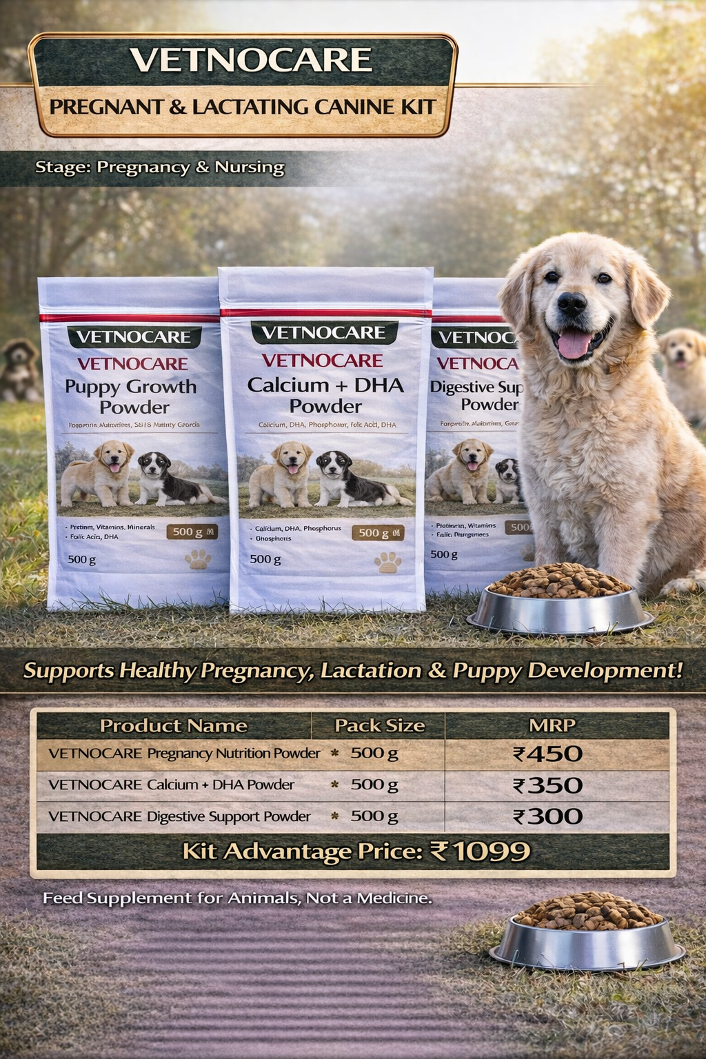 Vetnocare Pregnant & Lactating Dog Kit