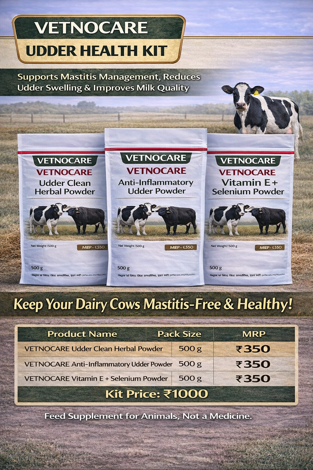 Vetnocare Udder Health Kit